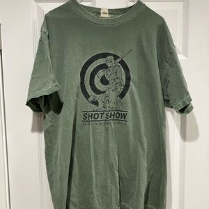 Vintage Shot Show 2003 Green T-Shirt - Large